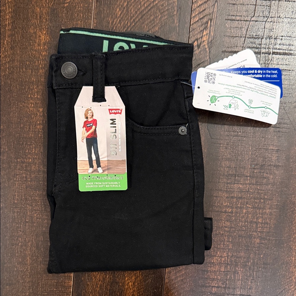 Boys Levi's Classic Black Denim Jeans